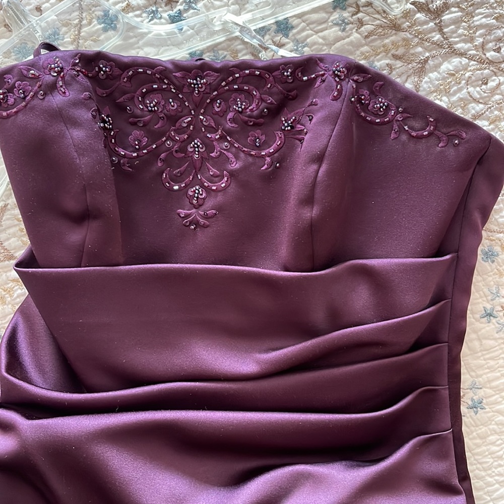 Bridesmaid dress. Grape purple. - Picture 3 of 7